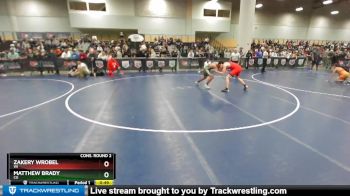 182 lbs Cons. Round 2 - Matthew Brady, CO vs Zakery Wrobel, WI