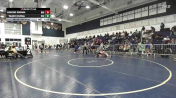 130 lbs Quarterfinal - Marci Cueva, Northview vs Lenore Brown, Mission Viejo
