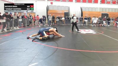 190 lbs Round Of 16 - Matheus Binda, Whittier vs Stanley Davitoria, Malden Catholic