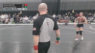 105 lbs Cons. Sub-rd Of 16 - Jordan Rodriguez, Beat The Streets Chicago vs Natalie Belcher, Ace Wrestling Academy