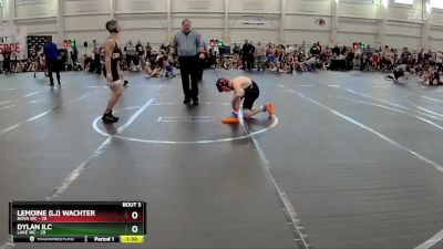 120 lbs Round 1 (10 Team) - Lemoine (LJ) Wachter, NOVA WC vs Dylan Ilc, Lake WC