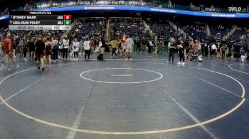 114 lbs Champ. Round 1 - Sydney Mark, Asheville&nbsp; vs Lisa-Jean Foley, Millbrook