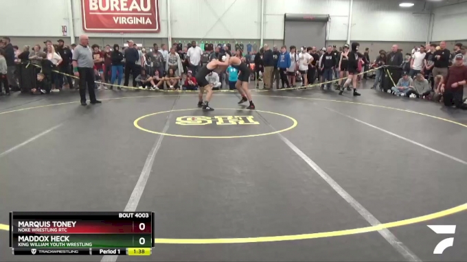 106 Lbs Champ. Round 1 - Maddox Heck, King William Youth Wrestling Vs ...