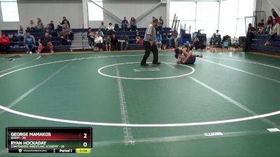 120 lbs Round 3 (16 Team) - Ryan Hockaday, Contenders Wrestling Academy vs George Mamakos, Quest