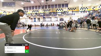 46 lbs Round Of 32 - Leonardo McClain, Verdigris Youth Wrestling vs Blakely Blossom, Salina Wrestling Club