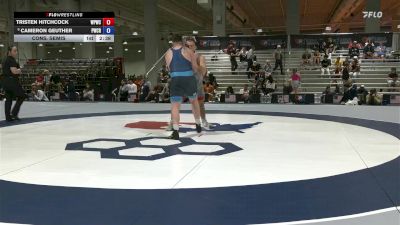 130 lbs Cons. Semis - Tristen Hitchcock, West Point Wrestling Club vs Cameron Geuther, Panther Wrestling Club RTC