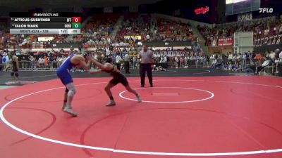 138 lbs Cons. Round 2 - Atticus Guenther, Santa Fe Trail Hs vs Talon Wark, Colby Hs