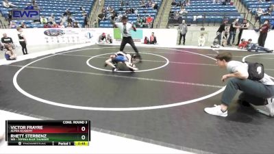 49 lbs Cons. Round 3 - Rhett Sterbenz, WR - Topeka Blue Thunder vs Victor Frayre, Alpha Academy