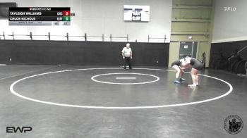 130 lbs Cons. Round 3 - Tayleigh Williams, Chico vs Chloe Nichols, Gilroy