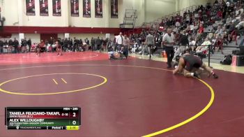 285 lbs Quarterfinal - Alex Willoughby, Southwestern Oregon Community College vs Taniela Feliciano-Takafua, Simon Fraser (B.C.)