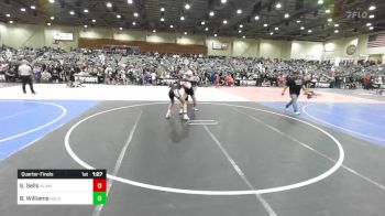 123 lbs Quarterfinal - Shyla Sells, Klamath Basin Warriors vs Baileigh Williams, Gold Rush