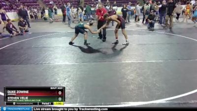 130-133 lbs Round 1 - Steven Velie, Wrecking Crew Wrestling Club vs Duke Zowine, Arizona