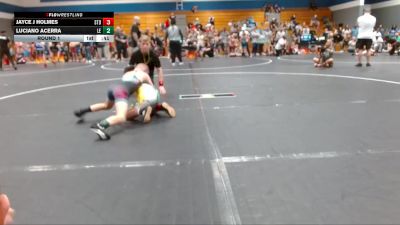 75/80 Round 1 - Luciano Acerra, Mighty Warriors Wrestling Aca vs Jayce J Holmes, Summerville Take Down