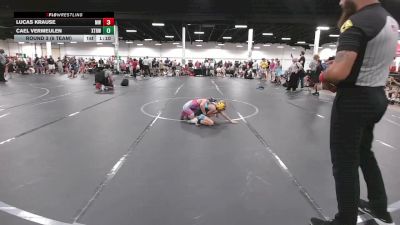 64 lbs Round 3 (6 Team) - Cael Vermeulen, Xtreme Team White vs Lucas Krause, Mat Warriors