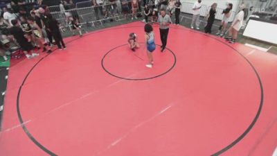 135 lbs Round 5 - Faith Endres, La Quinta High School vs Tia Poti, 951 Wrestling Club