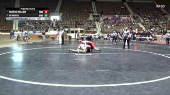 6A 215 lbs Champ. Round 1 - Jaxson Miller, Saraland vs Jt Watts, Homewood Hs