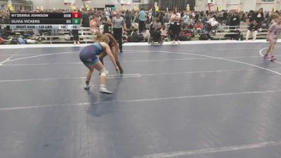 140 lbs Cons. Rd Of 32 - Olivia Vickers, Seckman High School vs Ny'Zerria Johnson, Doomsday