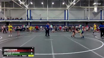 80 lbs Round 8 (10 Team) - Joseph Fleming, Mat Assassins Black vs Grayson Decosmo, Headhunters