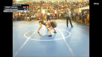 144 lbs Cons. Round 2 - Trinidy Campbell, Wilmington Ladies Freestyle Wr vs Sadie Williamson, Miami Trace