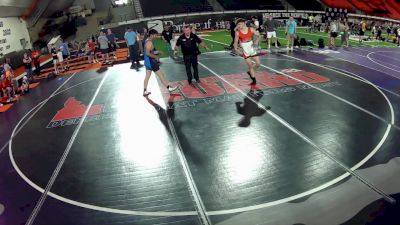 165 lbs Cons. Sub-semis - Kaleb Boothby, Alaska vs Travis Hurtado, Wyoming