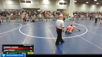 120 lbs Cons. Round 2 - Maddox Jackson, OK vs Drew Fifield, IL