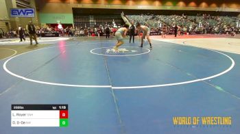 200 lbs Round Of 16 - Lynkin Royer, Sweet Home vs Darius De Guzman-De Asis, SSF Gators