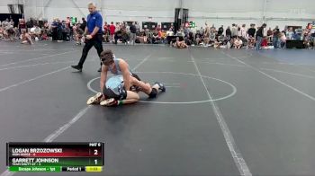 120 lbs Round 6 (8 Team) - Garrett Johnson, Team Shutt GT vs Logan Brzozowski, Iron Horse