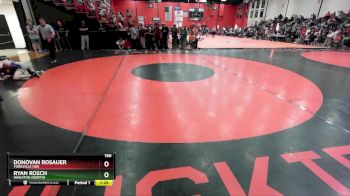 150 lbs Cons. Semi - Ryan Rosch, Wheaton (NORTH) vs Donovan Rosauer, YORKVILLE (HS)