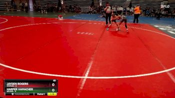 85 lbs Semis & 1st Wrestleback (8 Team) - Jayden Rogers, Staples vs Harper Hamacher, Becker