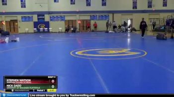 174 lbs Prelim - Stephen Watson, Wheaton College (Illinois) vs Nick Dado, University Of Wisconsin-Platteville