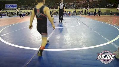 52 lbs Consolation - Gabriel Ortega, CacheWrestlingClub vs Samantha Ham, Nebraska Wrestling Academy