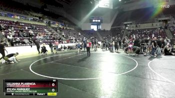 122-125 lbs Round 2 - Lillianna Plasencia, La Gente Wrestling Club vs Sylvia Marquez, Lincoln Lancers Wrestling Club