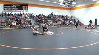 85 lbs Semifinal - Branzen Butteris, McDominate Training Center vs Nicholas Rubio, Big Game Wrestling Club