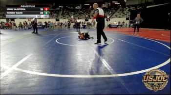40 lbs Semifinal - Isiah Saavedra, Top Rank Hammers vs Rowdy Ward, Lexington Wrestling Club