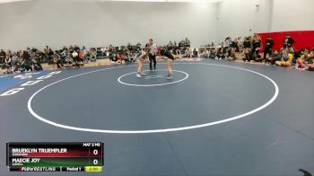 135 lbs Quarterfinal - Brueklyn Truempler, Shoshoni vs Maecie Joy, Lovell