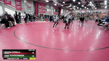 125 lbs 7th Place Match - Arianna Estrella, Hesperia vs Tiana Schatschneider, Walnut