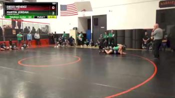 160 lbs Cons. Round 2 - Martin Jordan, Virgin Valley vs Diego Mendez, Spring Valley
