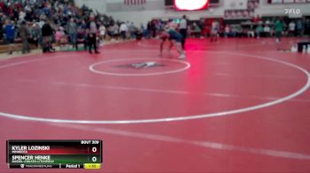 285 lbs Quarterfinal - Kyler Lozinski, Minneota vs Spencer Henke, Dassel-Cokato-Litchfield