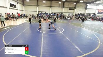 157 lbs Round Of 32 - Noah Ramirez, Demons vs Ryan Olson, Takedown Industries