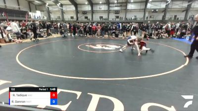 102 lbs Quarterfinal - Roman Tadique, Washington vs Rocco Gannon, Inland Northwest Wrestling Training Center