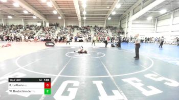 138 lbs Quarterfinal - Griffin LaPlante, NY vs Will Deutschlander, TX