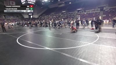 110 lbs Cons. Quarters - Caleb Wilson, Mile High Wrestling Club vs Thiago Guerrero, Brighton Wrestling Club