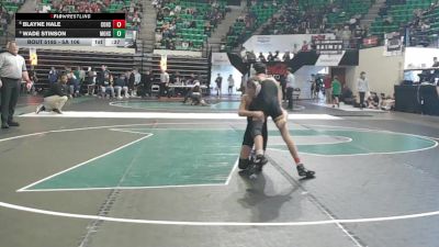 5A 106 lbs Cons. Semi - Wade Stinson, Moody Hs vs Blayne Hale, Corner