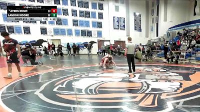 150 lbs Semifinal - Landon Moore, Williams Field vs Ayers Reich, Cathedral Catholic