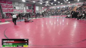 155 lbs Champ. Round 1 - Giselle Tapu, Rancho Cucamonga vs Angelina Baisa, Selma