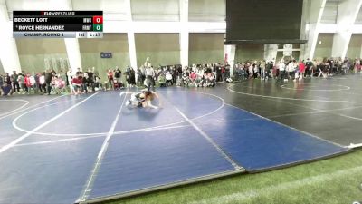 105 lbs Champ. Round 1 - Beckett Lott, Morgan Wrestling Club vs Royce Hernandez, Sanderson Wrestling Academy
