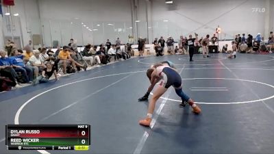 95 lbs Cons. Round 3 - Dylan Russo, Grant vs Reed Wicker, Warrior RTC