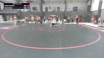Junior FK - 138 lbs 1st Place Match - Jaxon McAtee, Askeo International Mat Club vs Cash Boos, Thurston County Wrestling Club