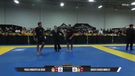 Javier Evasco Mirelez vs Paulo Roberto Da Silva 2026 Pan IBJJF Jiu-Jitsu No-Gi Championship