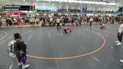 113 lbs Champ. Round 2 - Brandon Canaval, Eagle Empire vs Ahmad Shabazz, Unattached